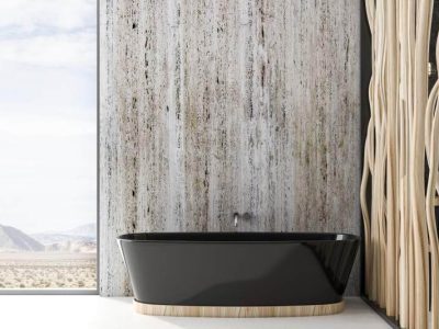 Inspirujące pomysły na łazienkę w szaro-drewnianym stylu